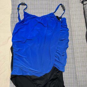 Magic Suit swimsuit in Blue/Black